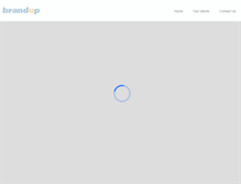Tablet Screenshot of brandup.com